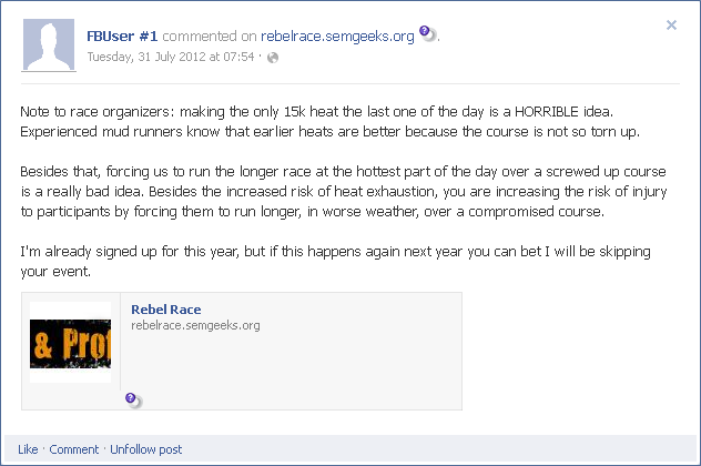 BTW - I anonymized my FB screen using Social Fixer.  You should check it out.